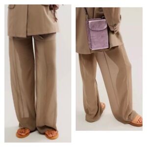 Free People Sheer Soul High Rise Suit Pants